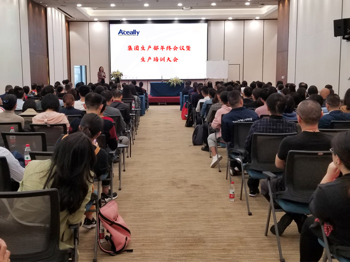 Year-end conference of Aceally production department